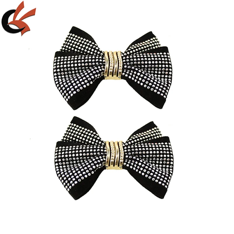 New arrival wholesale high heels Nubuck Leather metal removable shoe decoration accessories