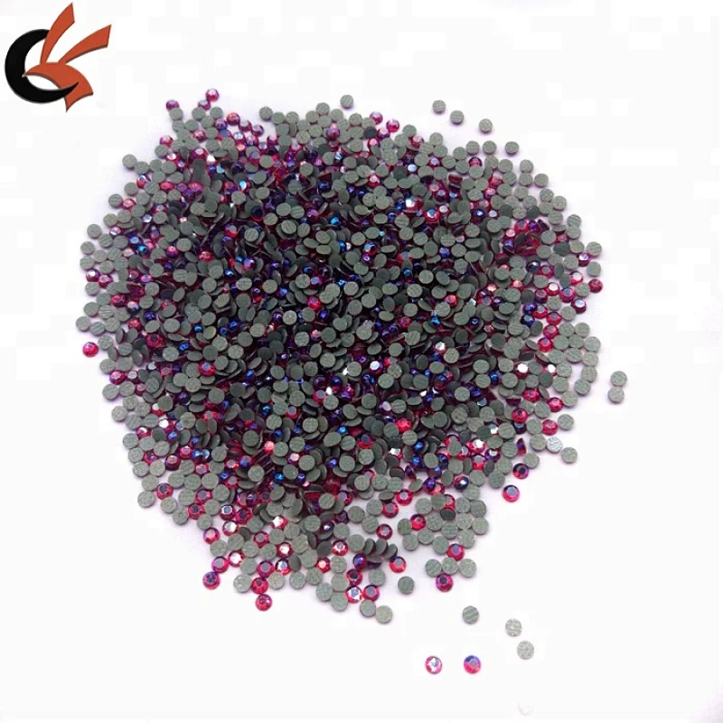 144000 Pieces SS6 (1.9-2.0mm) Korean Quality Siam AB Orange AB Hot Fix Rhinestone