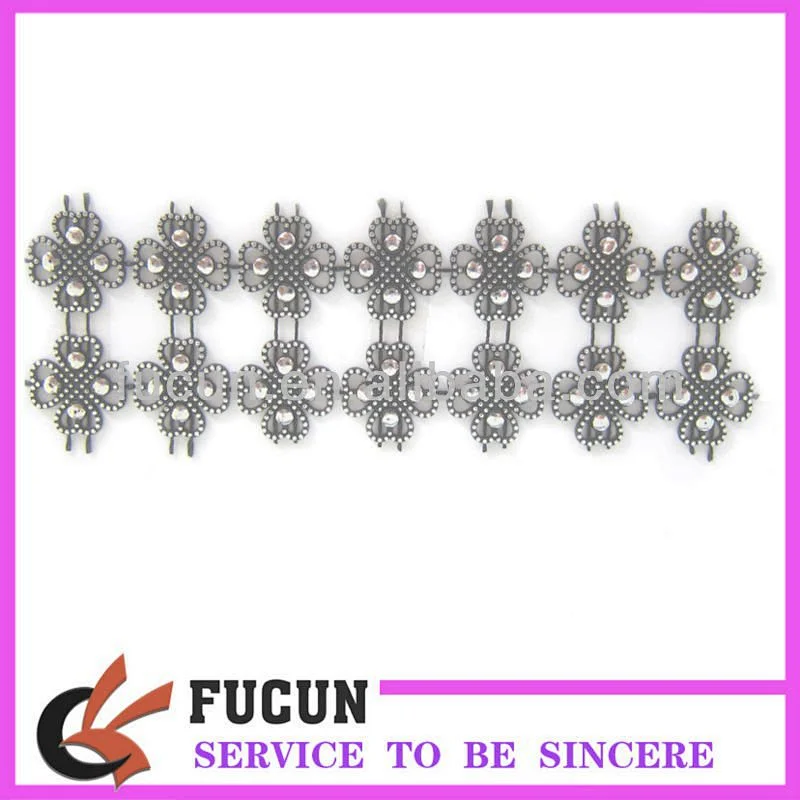 fashionable flower trimming / plastic trimming /plastic mesh