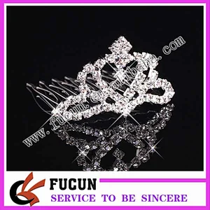 Lovely princess happy birthday party tiaras/crowns cheap heart tiara for girls