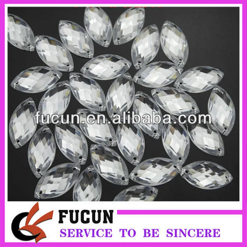 acrylic flat back stones