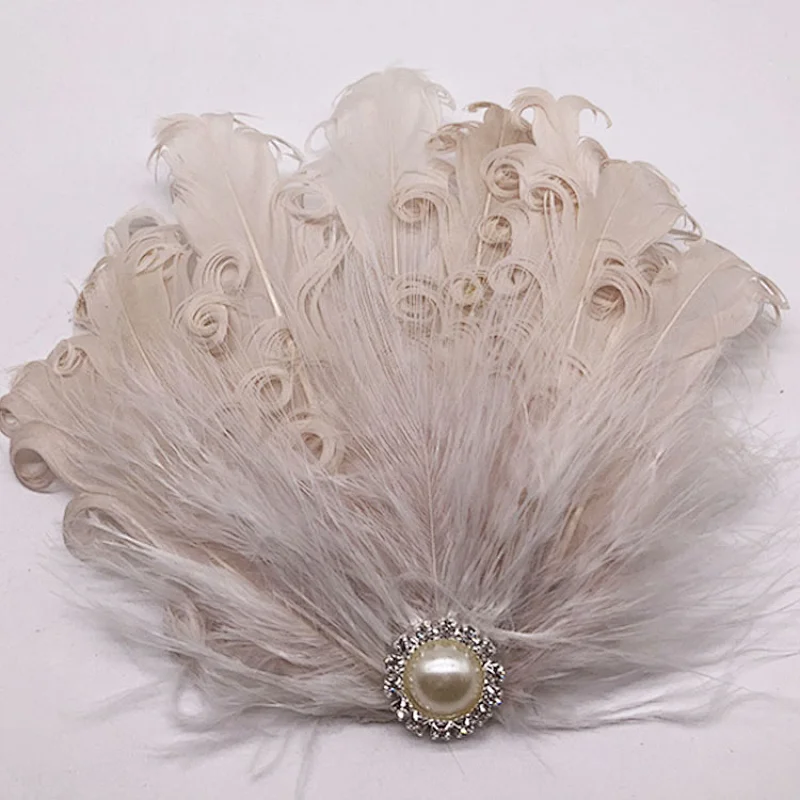 High quality Curly Nagorie Feather Pads for DIY Hair accessories Decoration