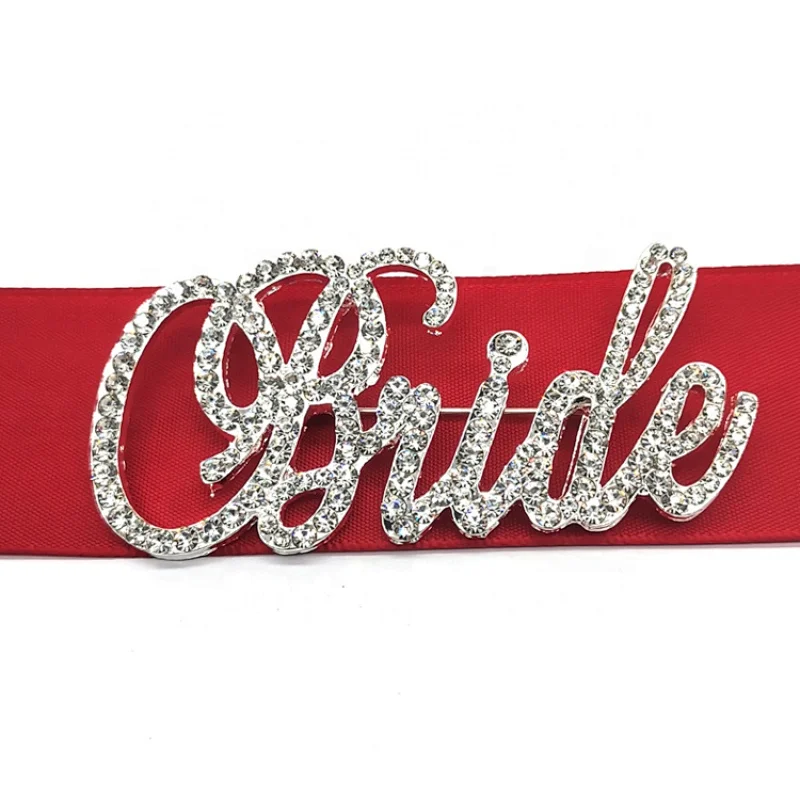 fashion wedding rhinestone diamante bride brooch pin