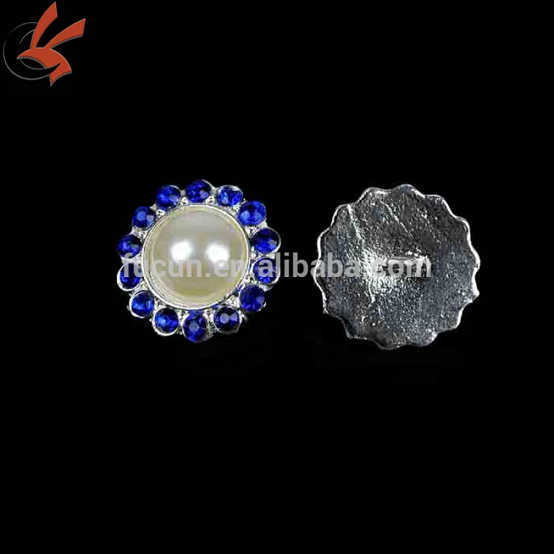 bridal embellishment flat back rhinestone pearl button