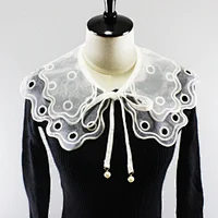 Fashion Hollow out Detachable Shirt Collar with Rhinestone for Garment Accessories
