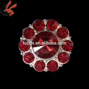 Small colors rhinestone brooch for wedding invitation cards or bouquets