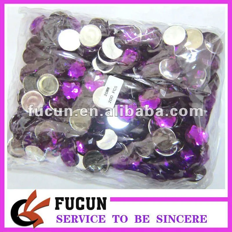 Acrylic diamond gem /Flat back Acrylic gems