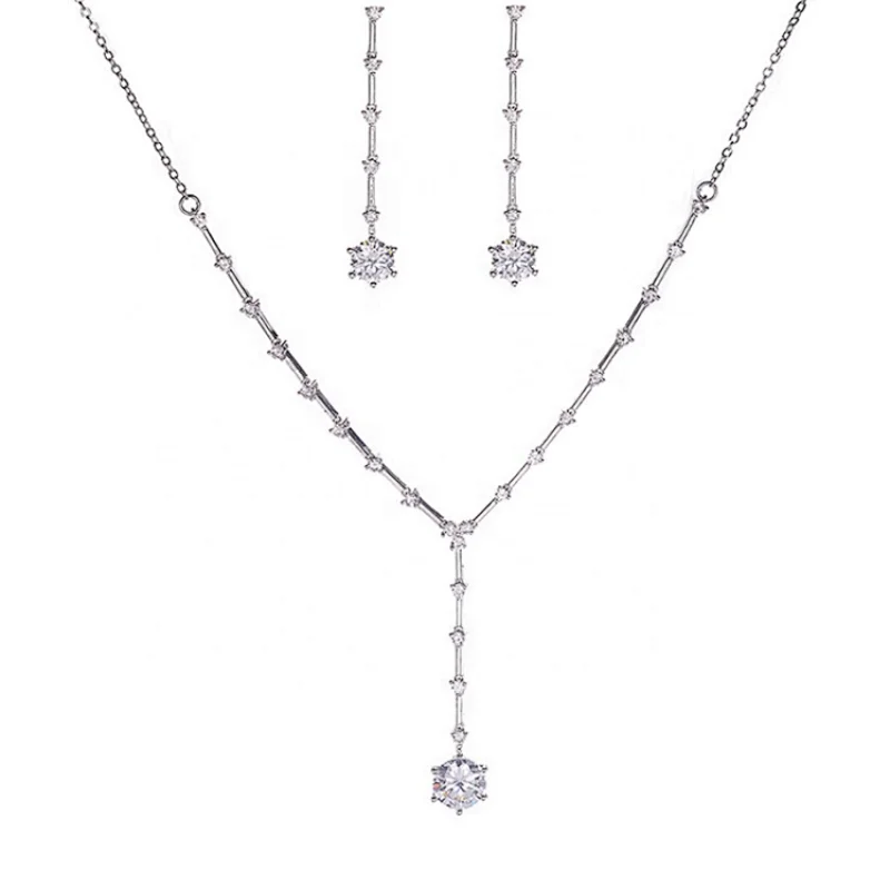 Fashion turkish jewelry Crystal Wedding Jewelry Sets for Bride