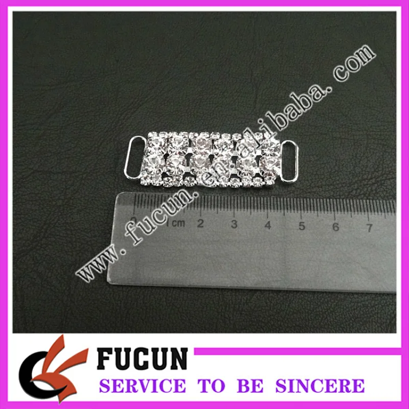 China wholesale crystal strass bikini micro mini connector