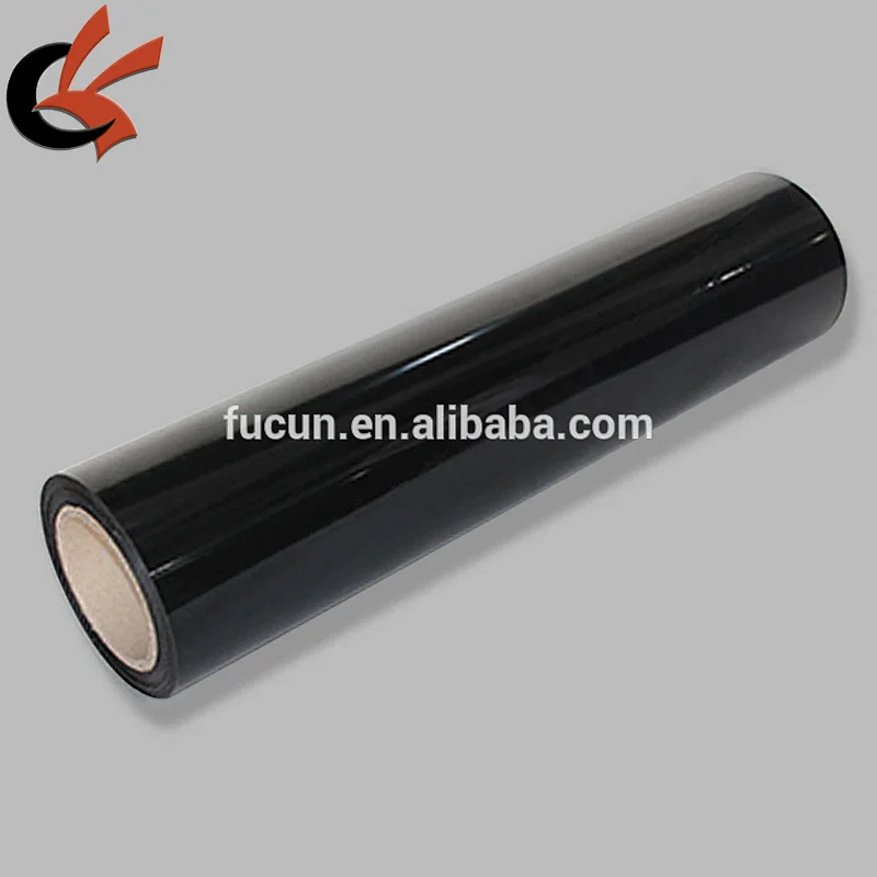 Black PU Iron on Heat Transfer Vinyl Roll heat transfer vinyl sheets