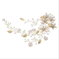 2020 Wholesale Elegant wedding crystal bridal hair accessories flower hair decorations