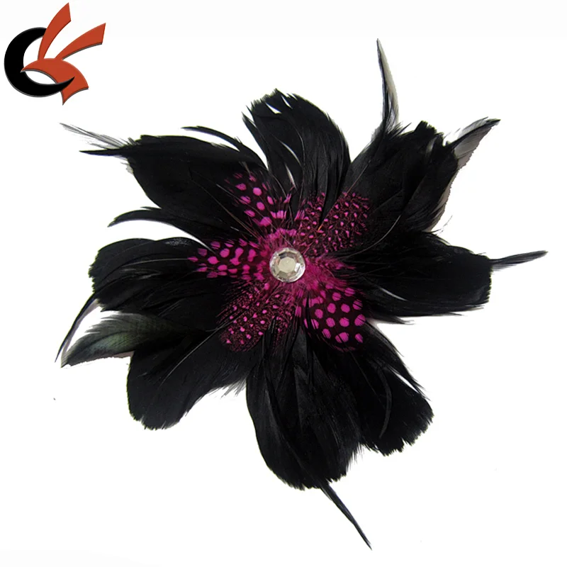 Feather fascinator Feather Headpiece Feather pad