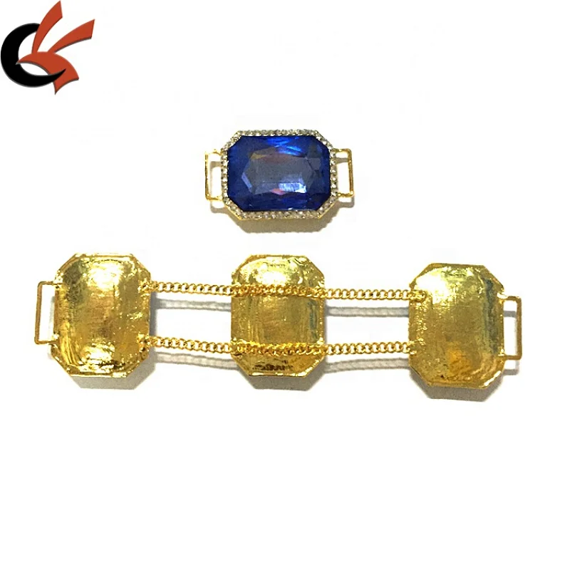 New Fashion Jewelry Metal Buckle Crystal Rhinestone Bikini Swimwear Connector For Bikini Suites