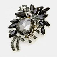 2021 High Quality New style zinc alloy jewelry crystal rhinestone  brooch for women