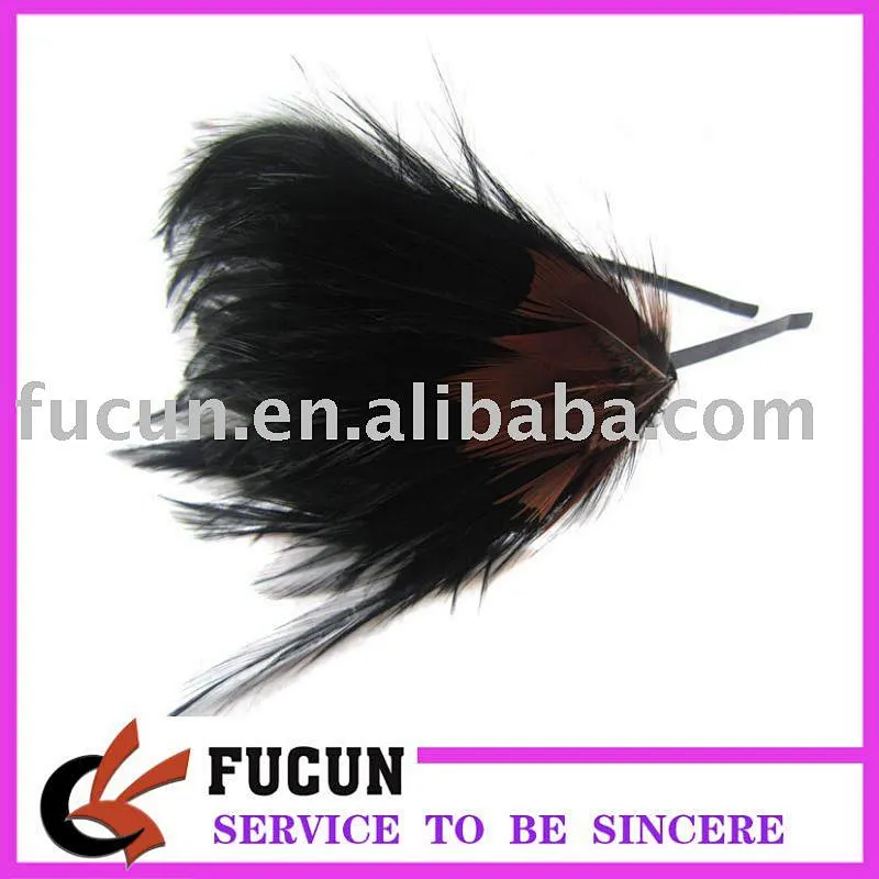 Trendy feather hairband / feather headband