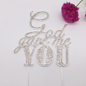 hot selling cake accessories God Gave Me You clear wedding party anniversary cake topper