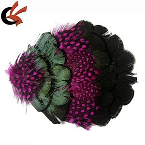 Fashion guinea feather pads for hats decoration