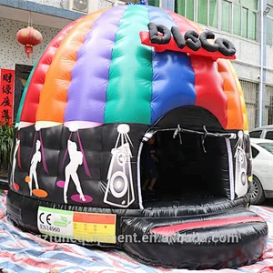 6 X 5 X 4m Commercial Outdoor Music Bounce House PVC Disco Dome Inflatable Bouncy Castle Bouncy For Sale