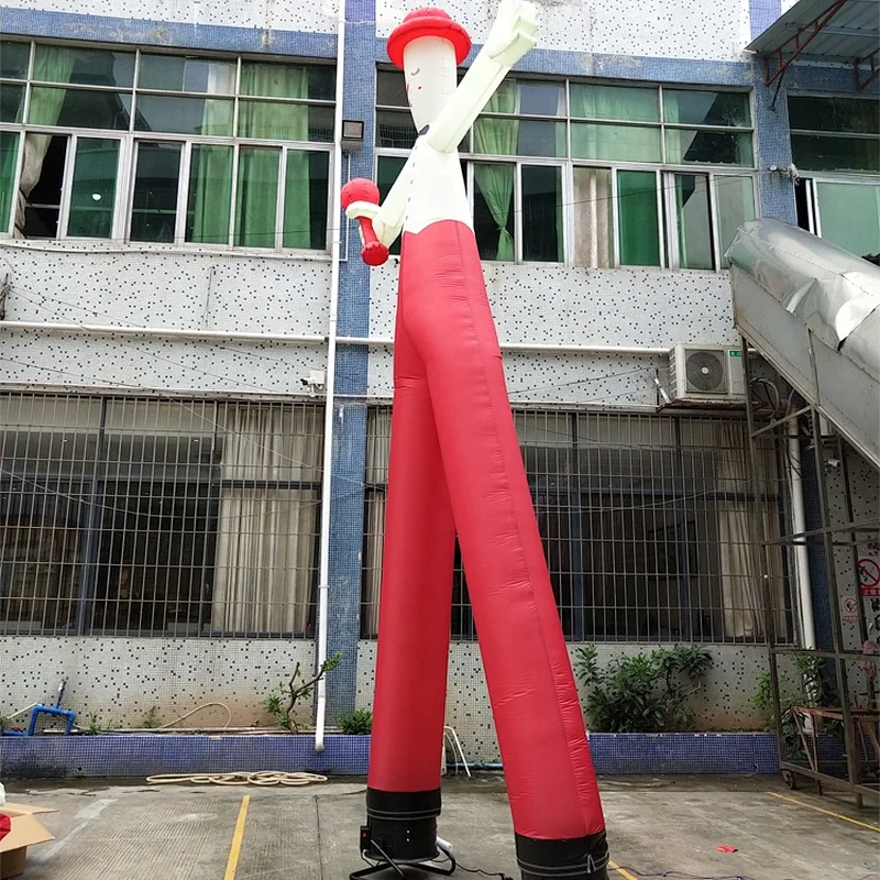 Factory 5mH advertising fly guys moving air dancing tube man inflatable skydancer with arms
