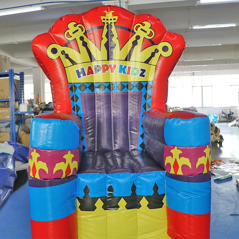 Inflatable birthday king throne chair inflatable princess chair for sale
