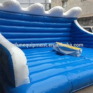 Factory Price Inflatable Mechanical rodeo game jet surf power surfboard