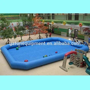 High quality PVC Outside Blue Rectangular large inflatable pool Inflatable Swimming Pool For Adults
