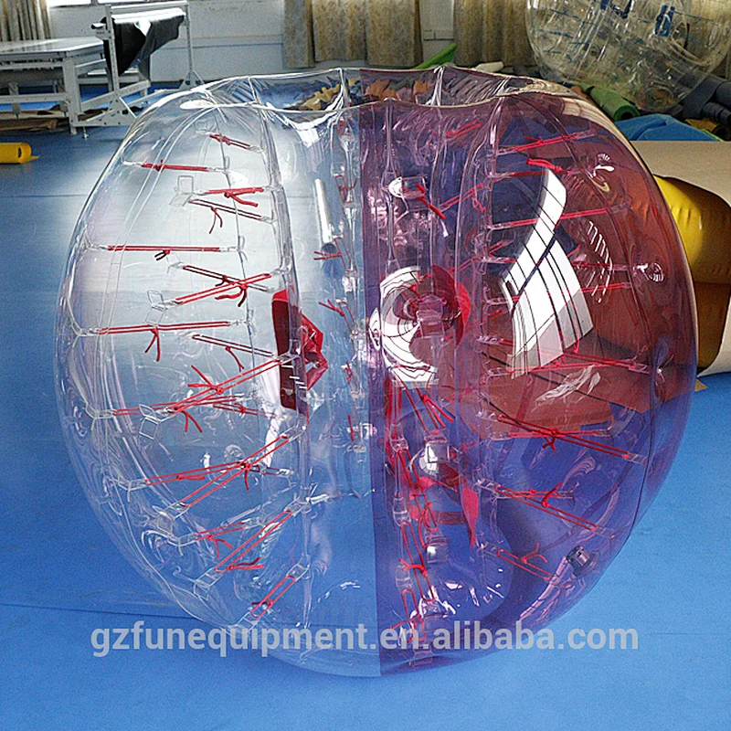 Conventional human red bumper bubble ball high temperature welding bumper ball for sale