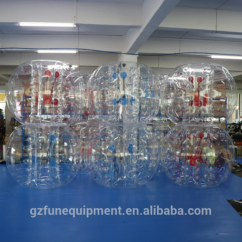 Manufacturing 1.0m D bubble football Body Zorbing Ball Inflatable Bumper Ball For small Kids