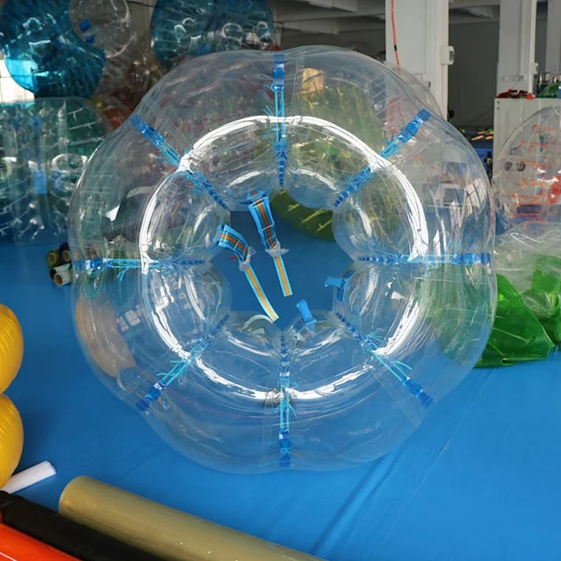 Outdoor Inflatable TPU Bubble Football Sports Bumper ball or loopy ball Games inflatable bubble ball With air pump electric