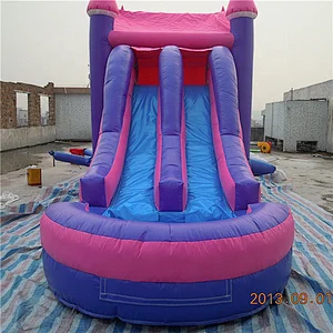 Manufacture inflatable bouncer with water slide kids inflatable combo inflatable jumping castle with slide for sales