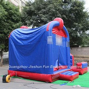 Commercial Inflatable Spiderman Bouncy combo Inflatable Bouncy Castle inflatable bouncer with slide for sale