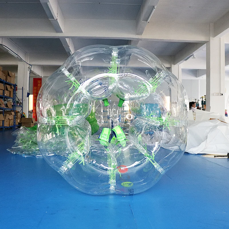 factory manufacture  inflatable knock ball roll inside inflatable bubble ball bumper soccer ball