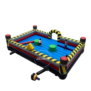 Outdoor adult sport games gladiator joust inflatable jousting ring arena hot sale