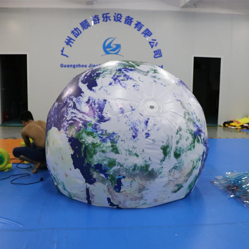 Outdoor inflatable globe ball led moon light balls large inflatable globe earth