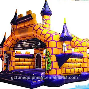 inflatable castle 0.55mm Plato PVC bouncy house commercial inflatable fun city