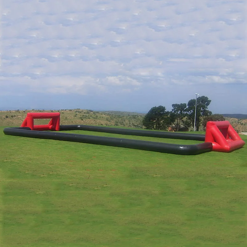 China waterproof 0.45mm PVC inflatable football  pitch manufacturers inflatable soccer field inflatable playground