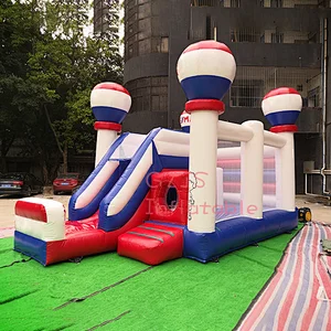 Hot sale fun bounce house inflatable bouncer combo giant balloon inflatable bouncer slide combination for sale