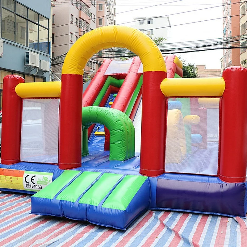 Hot sale inflatable bounce castle bouncy slide inflatable jumping bouncer for Amusement park