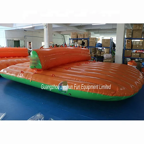 High quality inflatable float tube inflatable flying fish inflatable floating platform water boat for sale