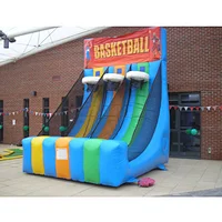 carnival basketball game interactive basketball game Inflatable basketball court  for kids