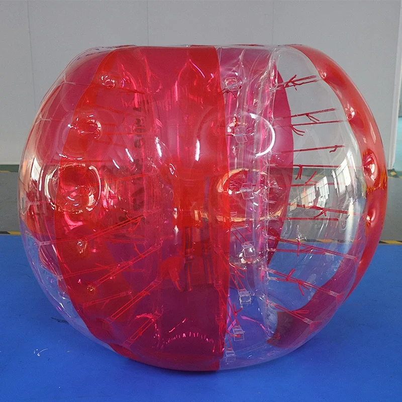 High quality 0.7mm TPU factory direct Multicolor inflatable bumper ball bubble football for sale