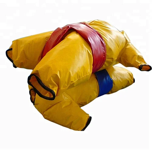 kids and adults foam padded inflatable sumo wrestling costume sumo suit sport game with high quality