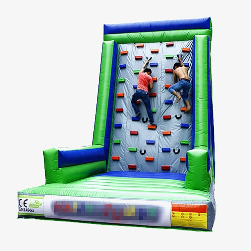 High quality cheap price sport games inflatable climbing wall game for kids and adult