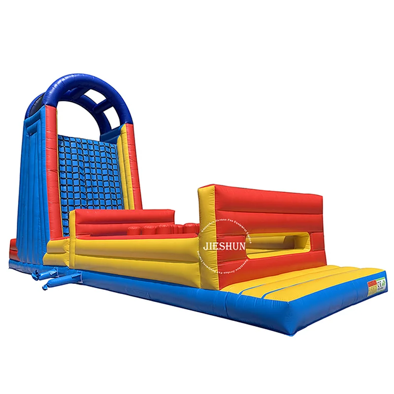 2020 new product giant team building game Inflatable obstacle course and climbing wall game for fun