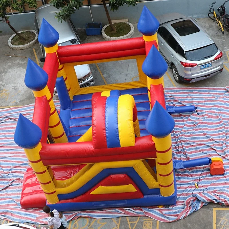 5.5 x 4 x 4m factory classic inflatable bouncy castles inflatable bouncer inflatable bounce house for sale