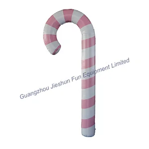 Factory Manufacturing Colorful Christmas Decorations Inflatable Candy Cane for sale