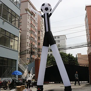 Soccer man Inflatable advertising mini desktop air dancer for sale