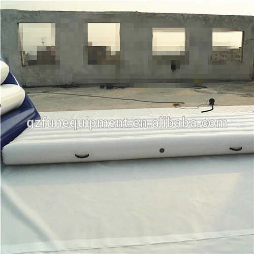 Popular bounce beach mat water park sport game inflatable floating swim of factory sale directly