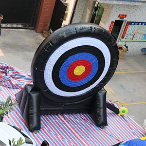 Popular Double Side 4m High Inflatable Sport Game Inflatable Kick Darts Inflatable Dart Board with Sticky Football