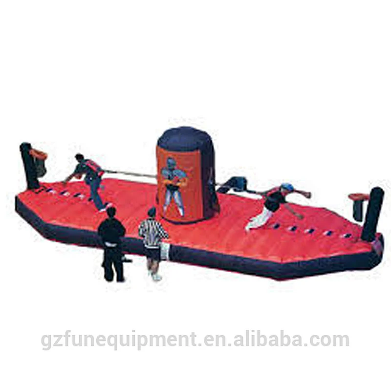 Hot sale inflatable joust combo sport games inflatable bungee run inflatable bungee jumping trampoline